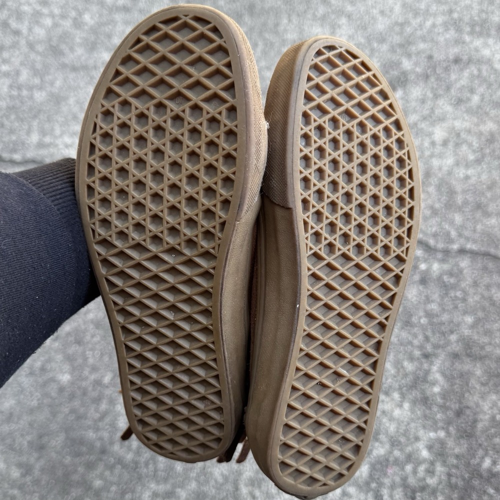 Vans Sk-8 Hi Moccasin Sneaker Women's Sz 7 (Mens 5.5) Brown Suede Fringe Sneaker - Picture 10 of 13